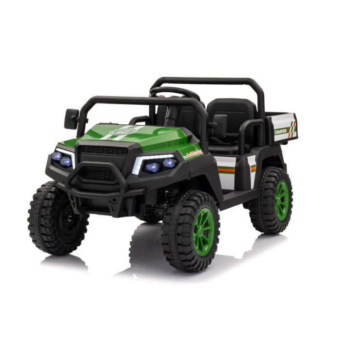 Kinder Elektroauto Pickup Champion 4x4 24V 2-Sitzer - Grün