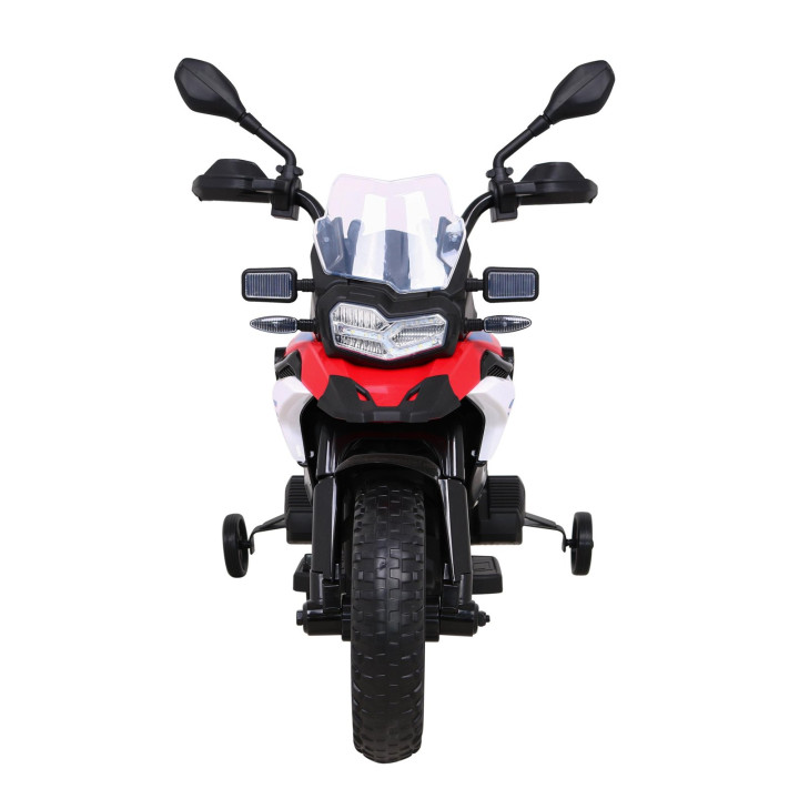 BMW F850 GS moto eléctrica infantil 12V ruedas EVA - Rojo