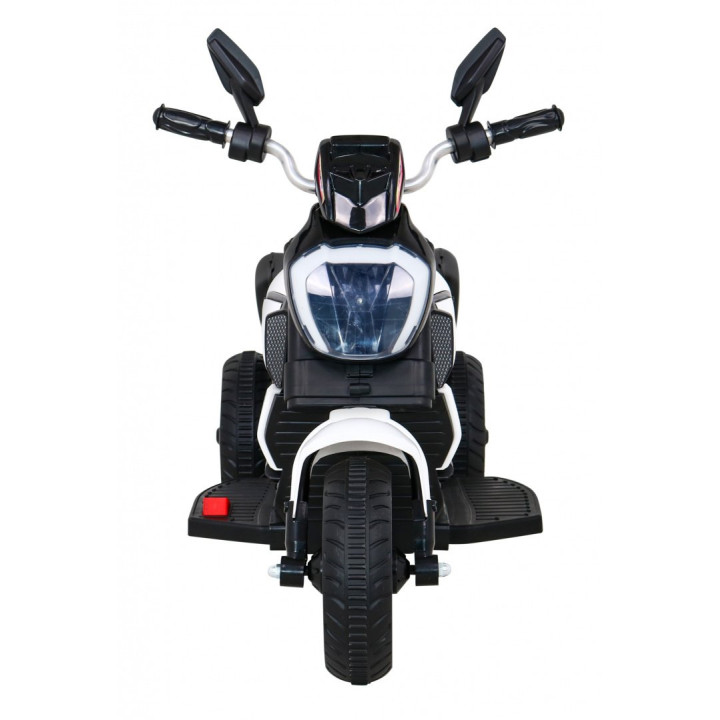Moto électrique enfant Fast Tourist 6V tricycle bébé - Blanc