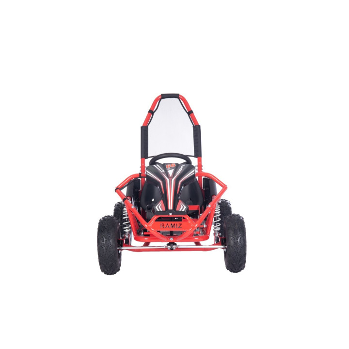 Go-kart électrique enfant Maighty 1000W 48V hydraulique - Rouge
