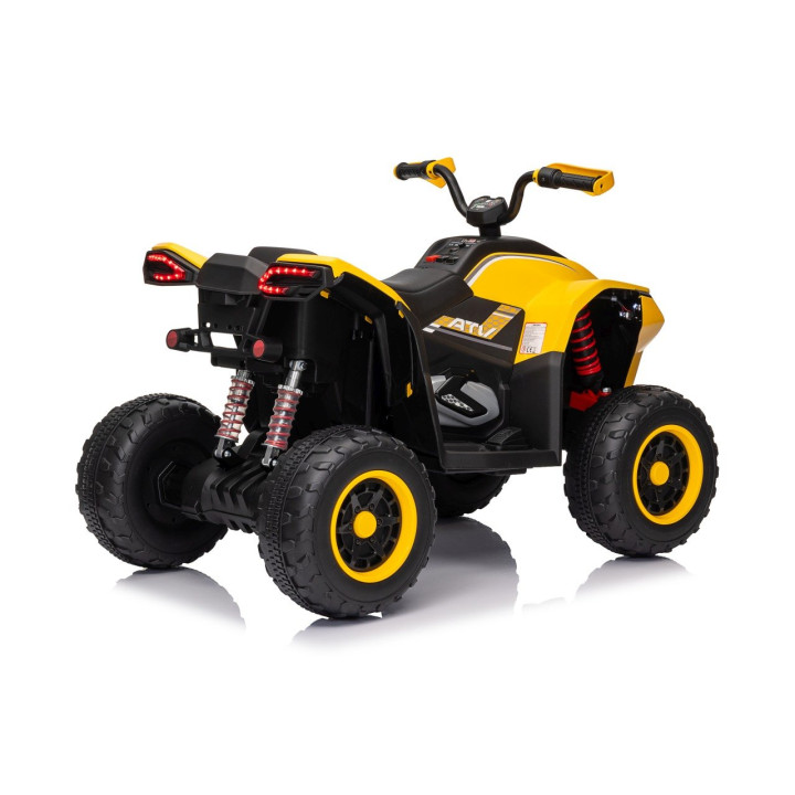 Kids electric quad Fast Wheel 12V 4x35W motors - Yellow