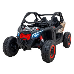 Buggy infantil Maverick Turbo RR Strong 24V azul - Preto