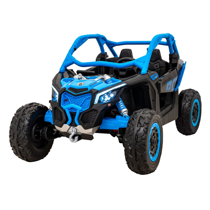 Buggy enfant Maverick Turbo RR Strong 24V bleu - Bleu