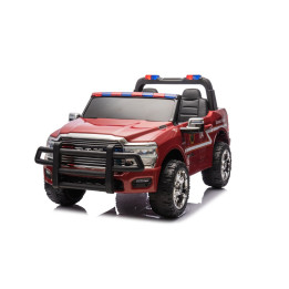 RAM 3500 Fire Truck 24V 400W kids ride on with siren - Red