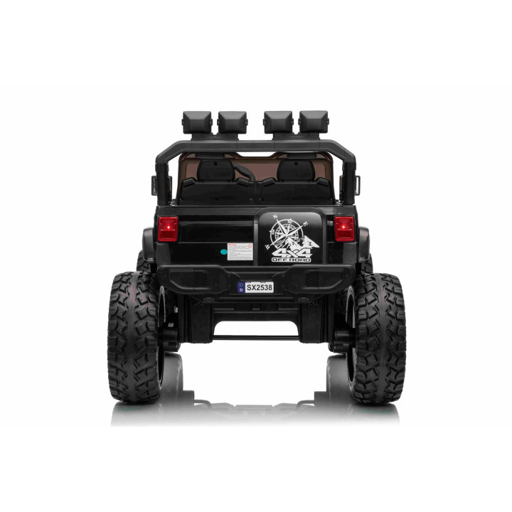 Kids ride on Extreme Sport 4x4 12V 2-seater extendable - Black