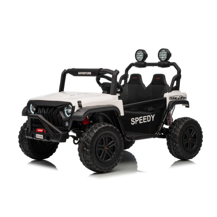 Kids buggy Passion 12V 4x4 two-seater 4 motors - White