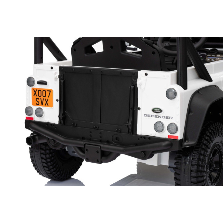 Voiture électrique enfant Land Rover Defender 110 SVX 24V - Blanc