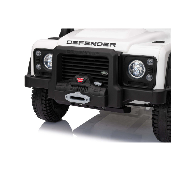 Kinder Elektroauto Geländewagen Land Rover Defender 110 SVX 24V - Weiß