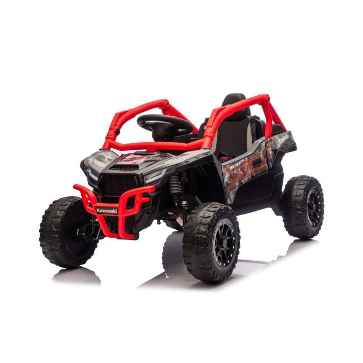 Buggy infantil Kawasaki Teryx KRX1000 24V com 4 motores - Vermelho