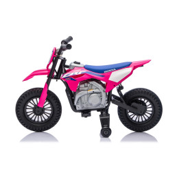 Honda CRF450R moto cross elettrica bambini 12V - Rosa
