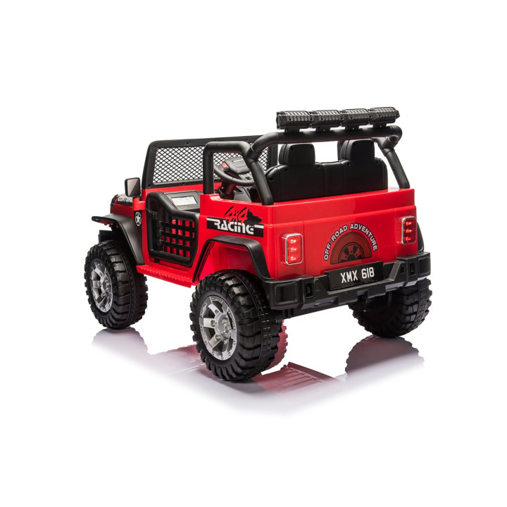 Kids electric jeep 4x4 Beast 12V with MP3 and LED - Red