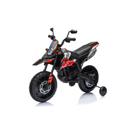 Moto Elettrica Bambini Aprilia RX 12V con MP3 e LED - Rosso