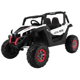 Buggy infantil SuperStar 24V 4x4 dois lugares - Branco