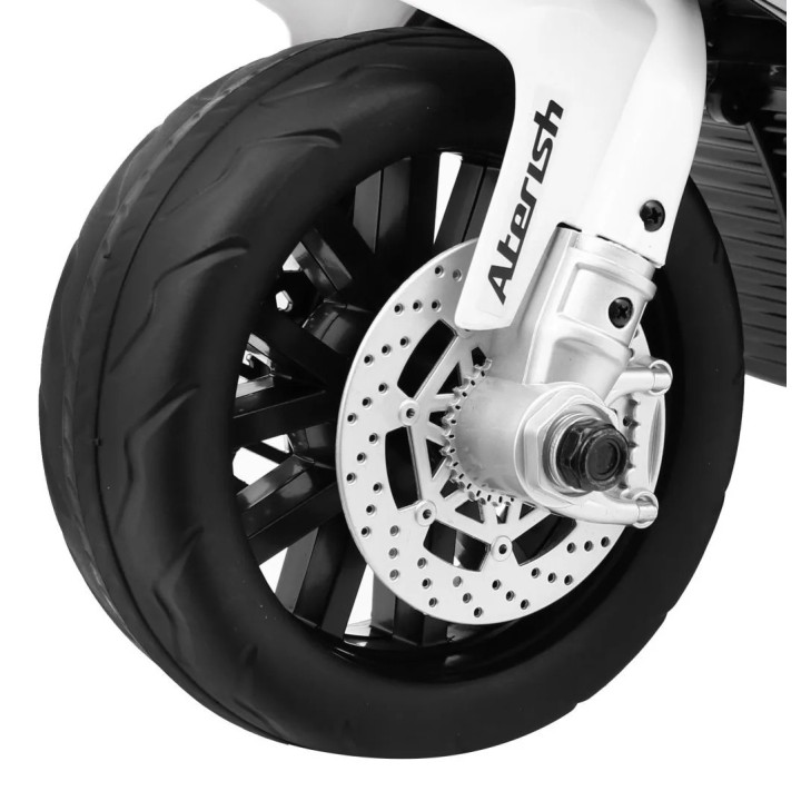 Mini moto eléctrica infantil BMW S1000 RR 6V con luz LED - Schwarz