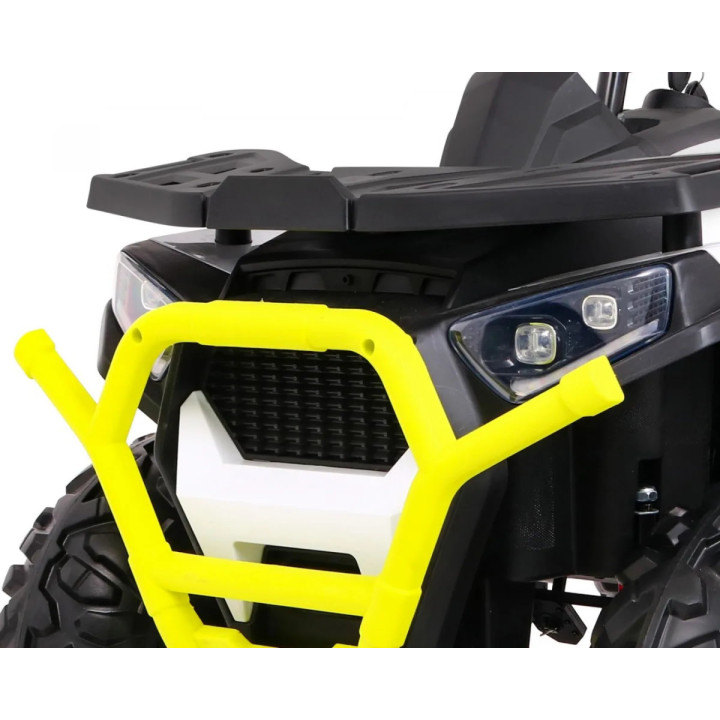 Quad électrique enfant 12V ATV Desert télécommande 2.4GHz - Blanc