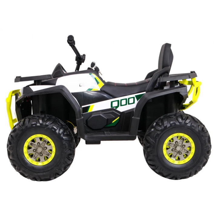 Quad elettrico bambini 12V ATV Desert telecomando 2.4GHz - Bianco