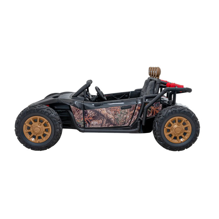 Elektro-Buggy UTV für Kinder Racing 5 24V, 2-Sitzer - Schwarz