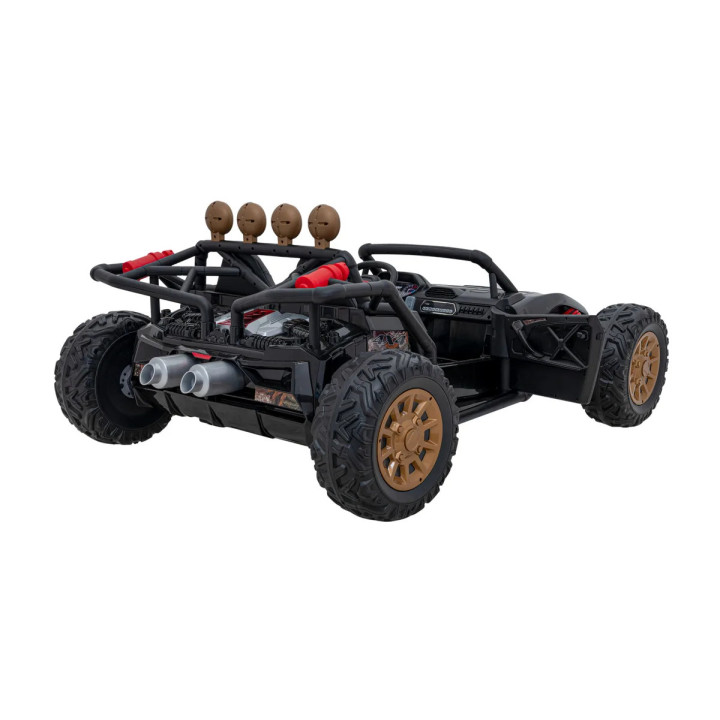 Buggy UTV infantil Racing 5 24V biplaza - Negro
