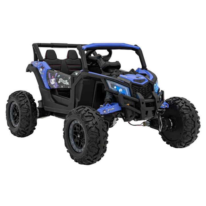 Kids electric ATV buggy Defend Kuromi 12V 4x4 - Purple