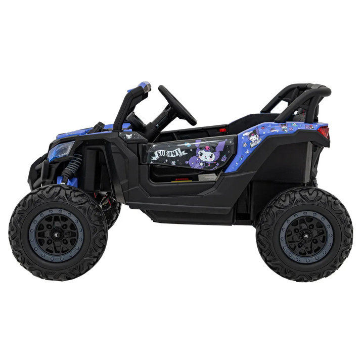 Buggy ATV enfant Defend Kuromi 12V 4x4 - Violet
