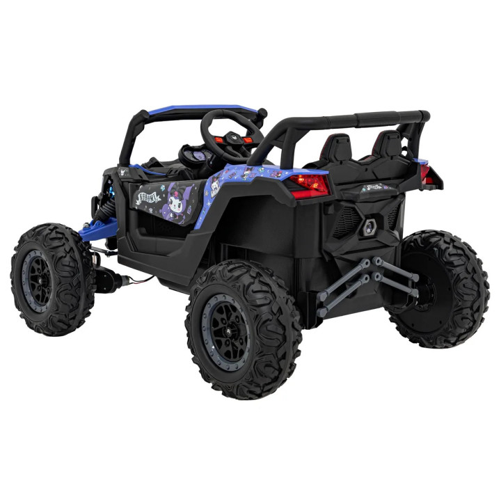 Kids electric ATV buggy Defend Kuromi 12V 4x4 - Purple
