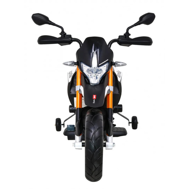 Aprilia moto eléctrica infantil 12V con luces LED - Grau
