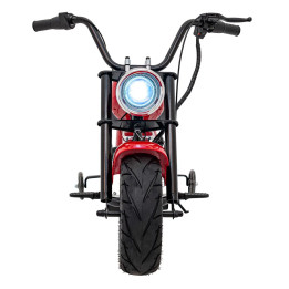 Moto électrique enfant Chopper Warrior 18V MP3 et LED - Rouge