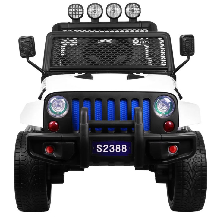 Todoterreno eléctrico infantil Raptor Drifter 12V 4x4 - Blanco