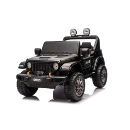 Kinder Elektroauto Geländewagen Jeep Wrangler Rubicon Lift 24V - Schwarz