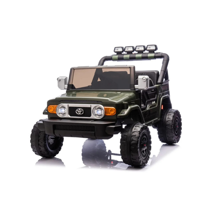Kinder Elektroauto Geländewagen Toyota FJ Cruiser 24V 4x4 2-Sitzer - Grün