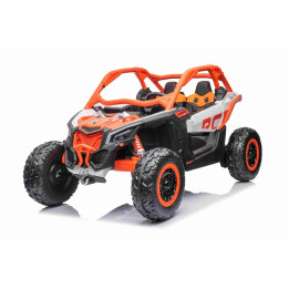 Quad elettrico bambini Can-Am Maverick 24V 2 posti - Arancione