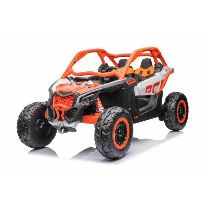 Quad électrique enfant Can-Am Maverick 24V biplace - Orange