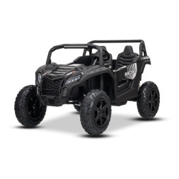 Quad eléctrico infantil UTV XXL 24V ruedas inflables - Negro