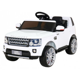 Jipe elétrico infantil Land Rover Discovery 12V com MP3 - Branco