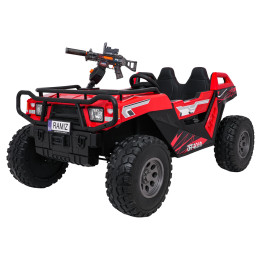 Buggy eléctrico infantil PROSPECTOR 4x4 STRONG 12V biplaza - Rosa