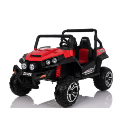 Kids electric ride-on buggy RSX 24V 2-seater 180W - Red