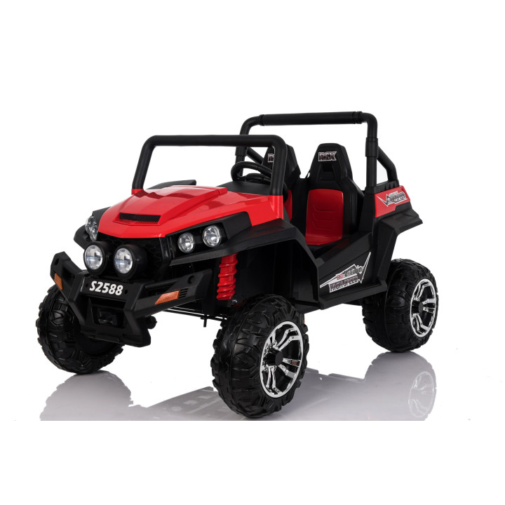 Buggy eléctrico infantil RSX 24V biplaza 4x45W - Rojo