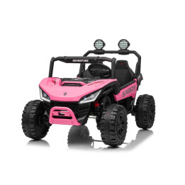 Kinder Elektroauto Geländewagen T-Rex Ride 24V 2-Sitzer 4x45W - Rosa