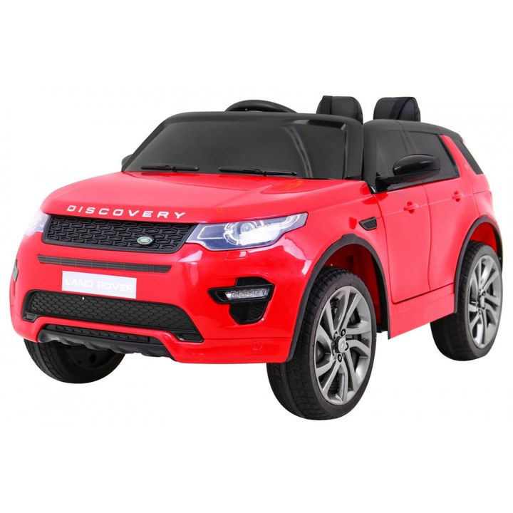 Fuoristrada elettrico bambini Land Rover Discovery 12V monoposto - Rosso