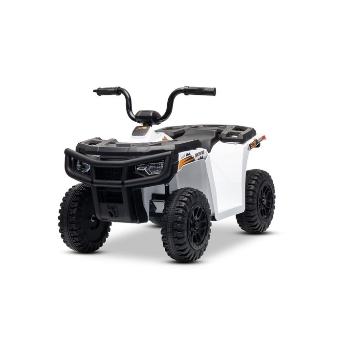 Quad elettrico per bambini Arctic Cat 12V, trazione posteriore - Bianco