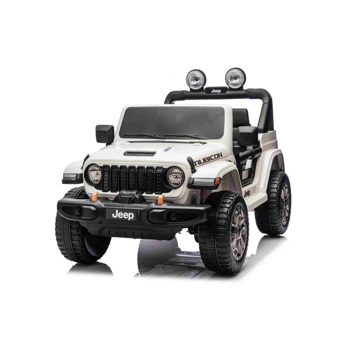 Kinder Elektroauto Jeep Wrangler 4x4 8V 2-Sitzer MP3 - Weiß