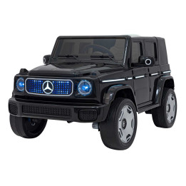 Mercedes-Benz EQG 12V auto elettrica bambini con MP3 - Nero