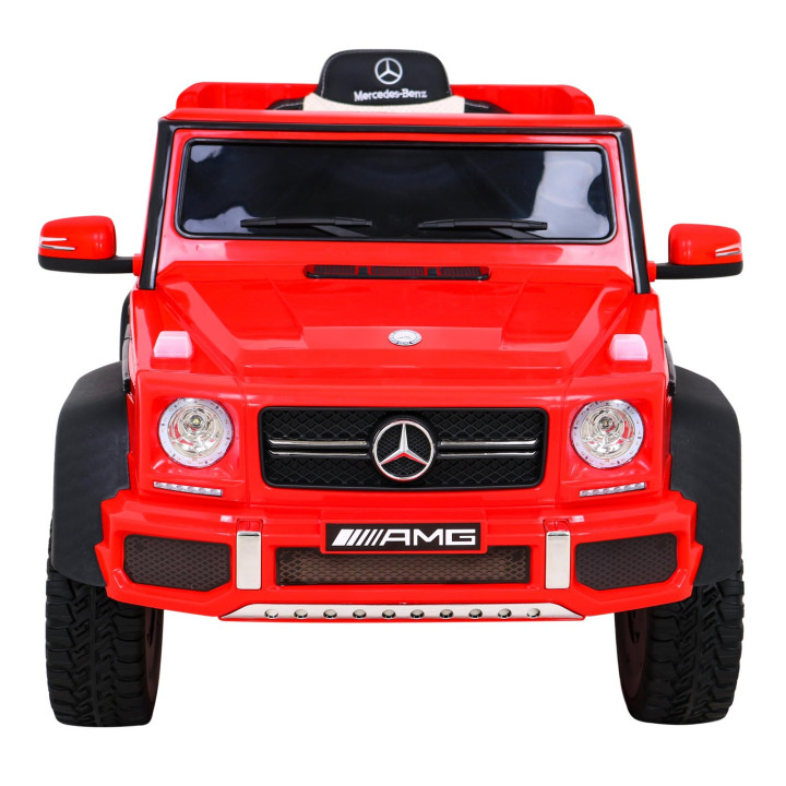 Mercedes G63 6x6 AMG eléctrico infantil 12V - Rojo