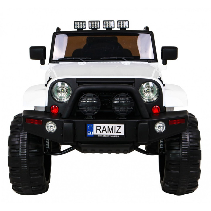 Kinder Elektroauto Geländewagen All Terrain 12V 4x4 - Weiß