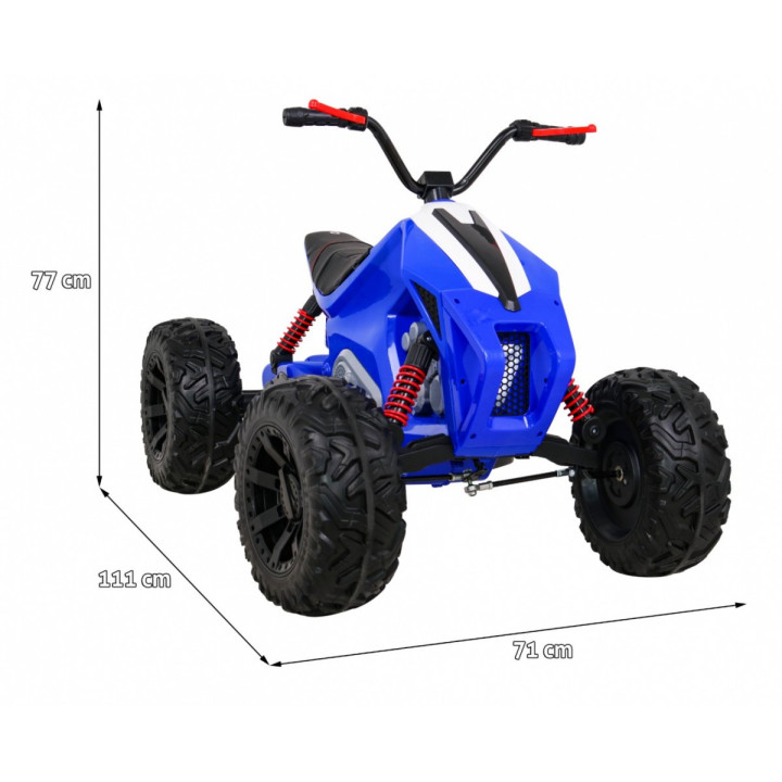 Kids electric quad Lucky Seven 12V - Blue