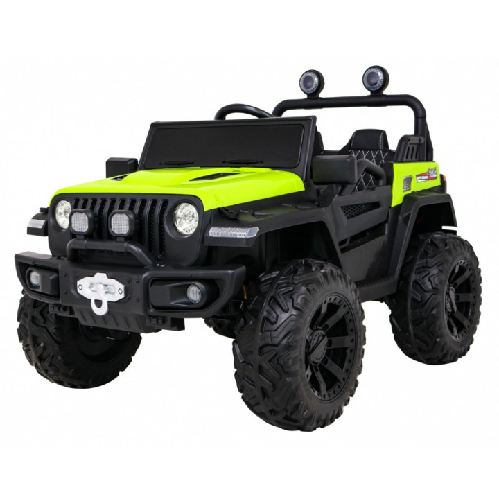 Coche eléctrico infantil Master of Terrain 12V - Verde