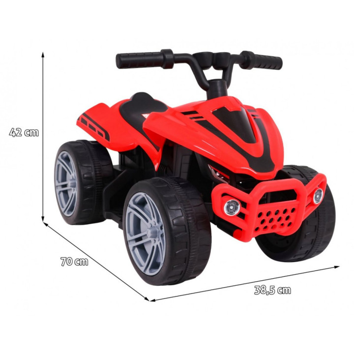 Quad électrique enfant 6V Little Monster - Rouge