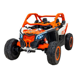 Buggy elettrico bambini Maverick Turbo RR 12V - Arancione
