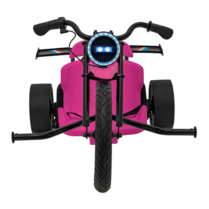 Drift trike elétrico infantil Drift Bike 21 24V - Cor-de-rosa