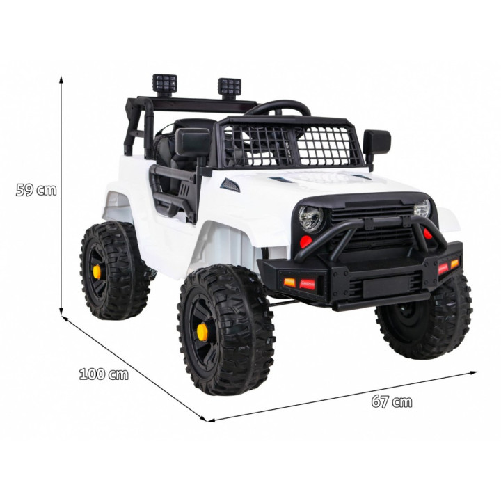 Kids ride on Jeep Dark Night 12V - White